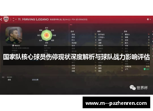 国家队核心球员伤停现状深度解析与球队战力影响评估